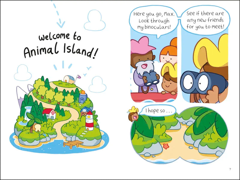 Max and Chaffy: Welcome to Animal Island US - Hardback