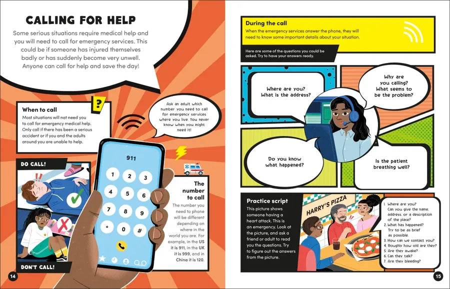 The Superhero's First Aid Manual US - Hardback