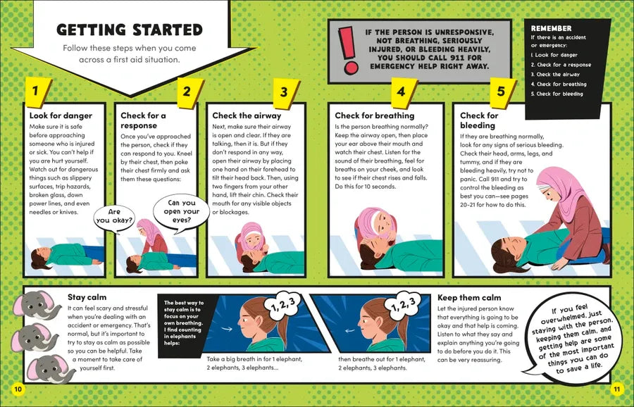 The Superhero's First Aid Manual US - Hardback