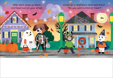 Countdown to Halloween US - Board book