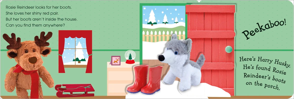 Pop-Up Peekaboo! Reindeer US - Board book