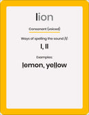 Phonic Books Dandelion 44 Sounds Cards US - Cards