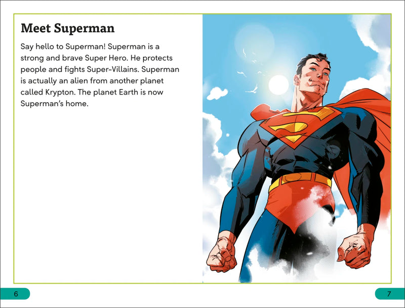 DK Super Readers Level 3 Superman Man of Steel US - Hardback