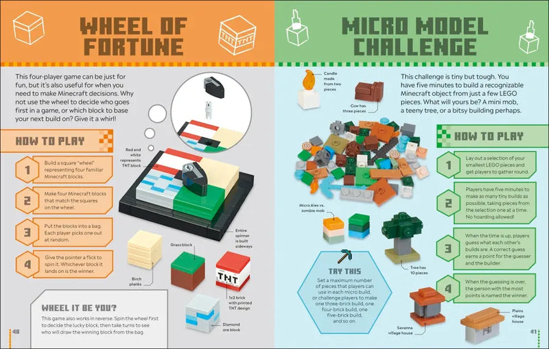 LEGO Minecraft Games Book US - Multiple-component retail product