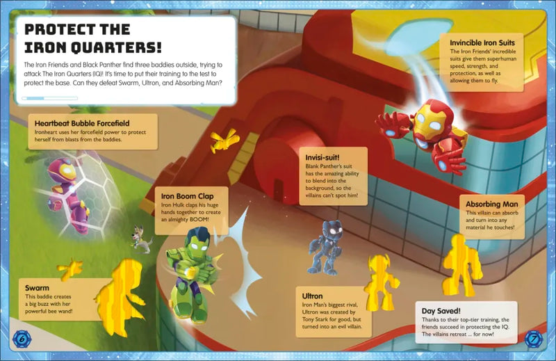 Marvel Iron Man and his Awesome Friends Ultimate Sticker Book US - Paperback / softback