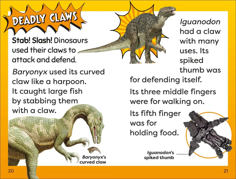 DK Super Readers Level 1 Deadly Dinosaurs US - Hardback