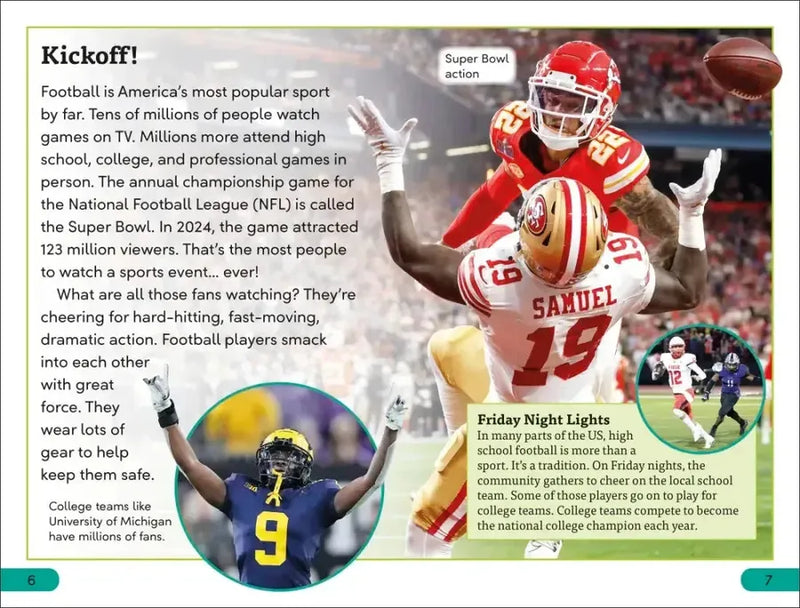 DK Super Readers Level 3 Football US - Hardback