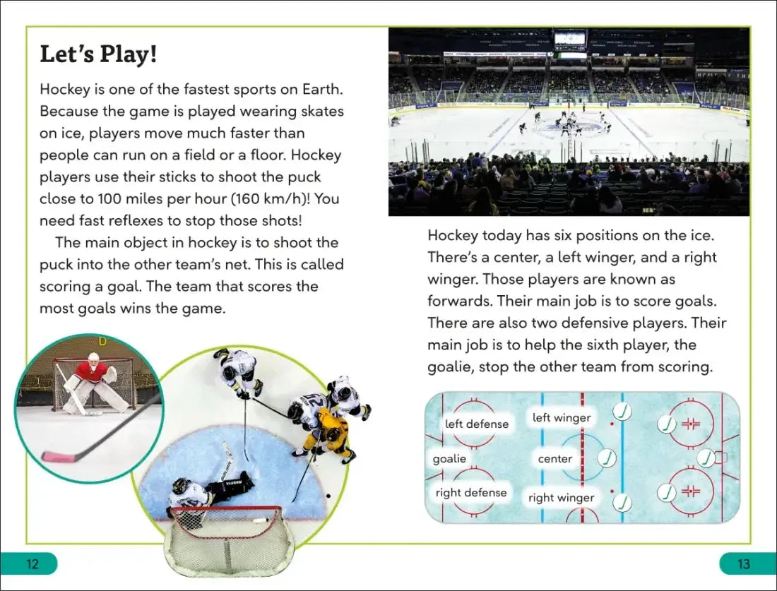 DK Super Readers Level 3 Ice Hockey US - Hardback
