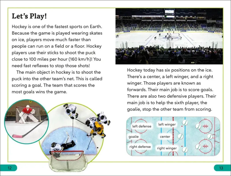 DK Super Readers Level 3 Ice Hockey US - Hardback