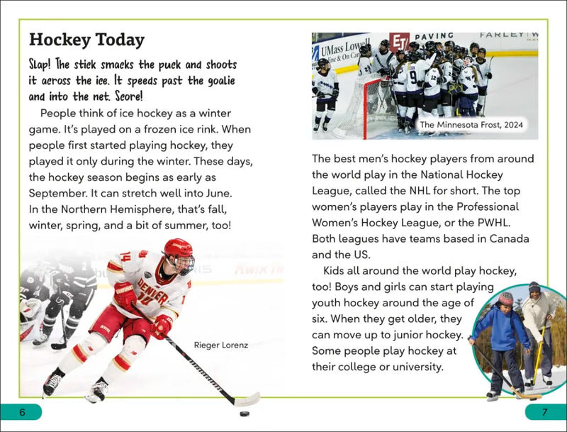 DK Super Readers Level 3 Ice Hockey US - Hardback