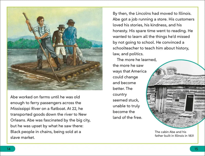 DK Super Readers Level 3 Abraham Lincoln US - Hardback