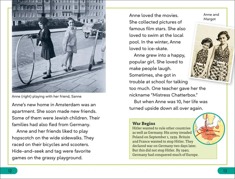 DK Super Readers Level 3 Anne Frank US - Hardback