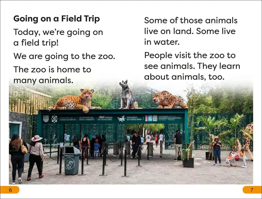 DK Super Readers Level 1 A Trip to the Zoo US - Hardback