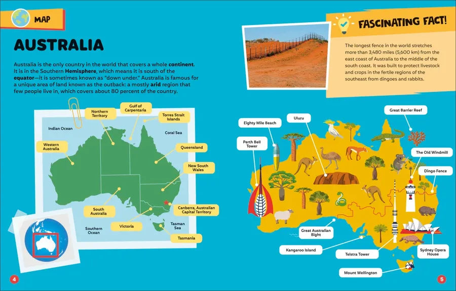 DK Super World: Australia US - Paperback / softback