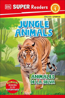 DK Super Readers Level 1 Spanish Bilingual Jungle Animals – Animales de la selva-Children’s Educational: Language/ literature/ literacy-買書書 BuyBookBook