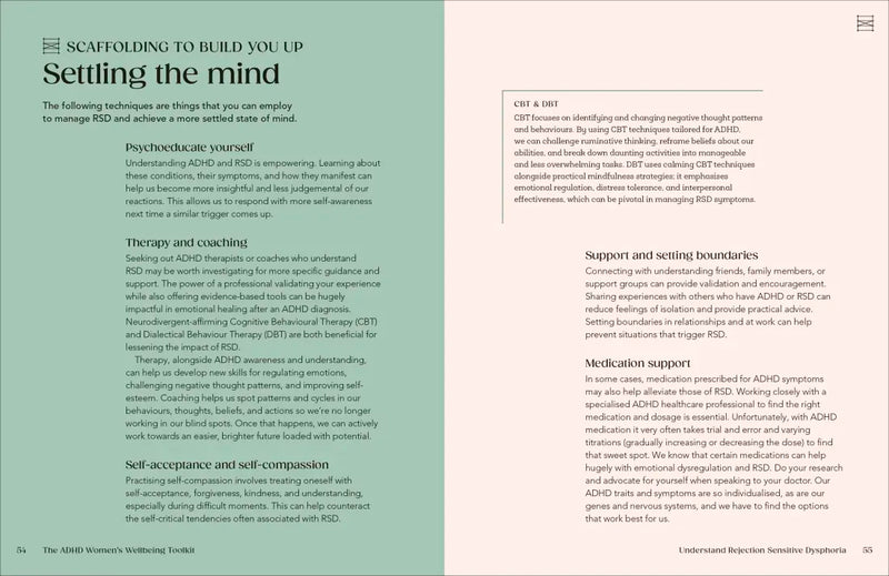 The ADHD Women's Wellbeing Toolkit US - Book