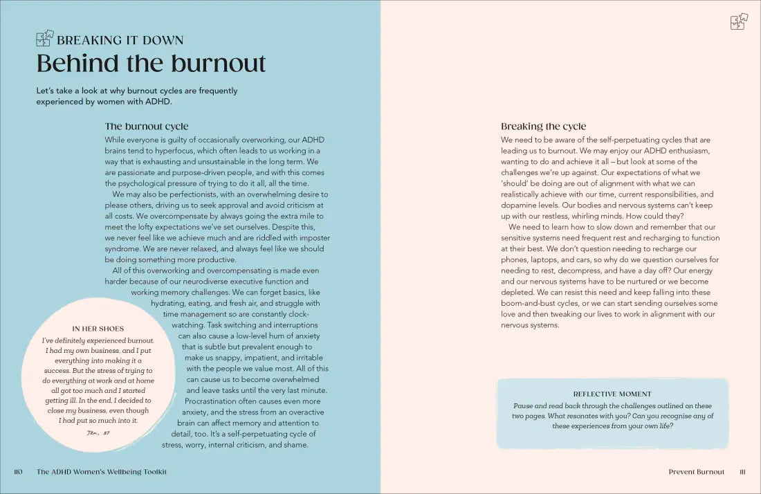 The ADHD Women's Wellbeing Toolkit US - Book