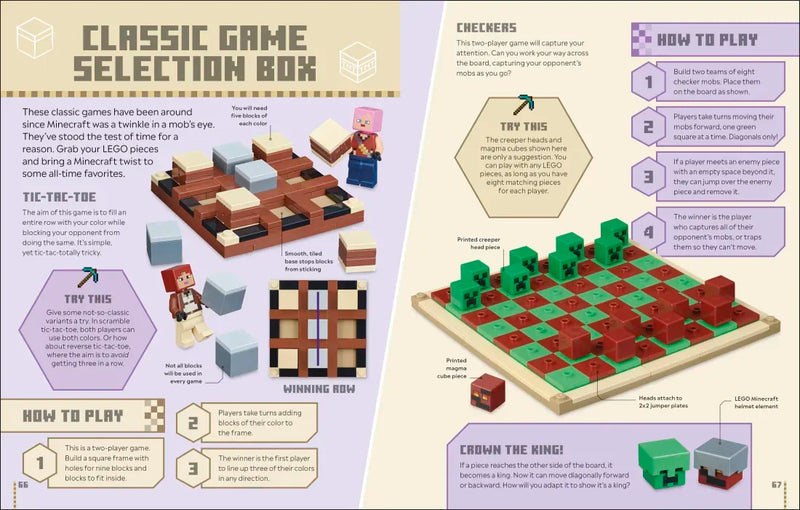 LEGO Minecraft Games Book (Library Edition) US - Hardback