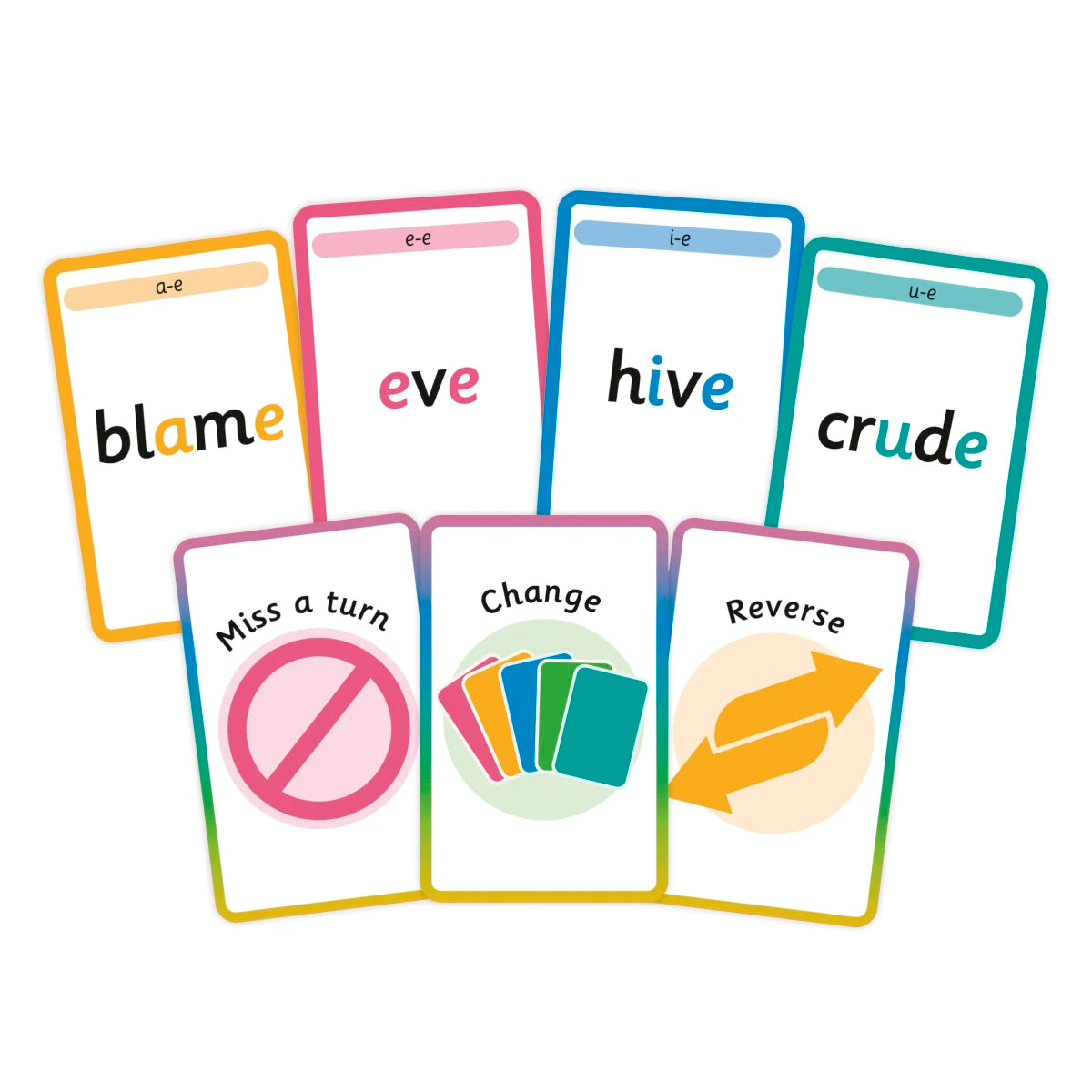 DK Super Phonics VCe Spellings Card Game US - Cards