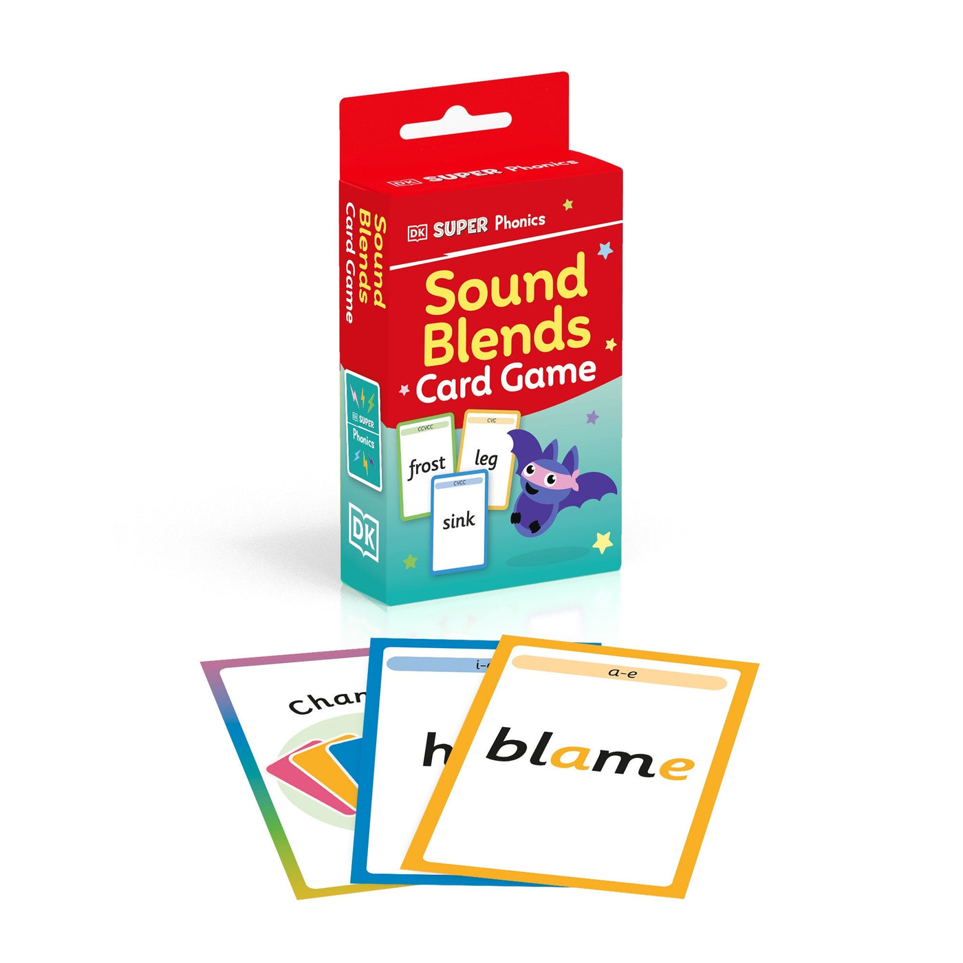 DK Super Phonics Sound Blends Card Game-Children’s / Teenage general interest: General knowledge and interesting facts-買書書 BuyBookBook