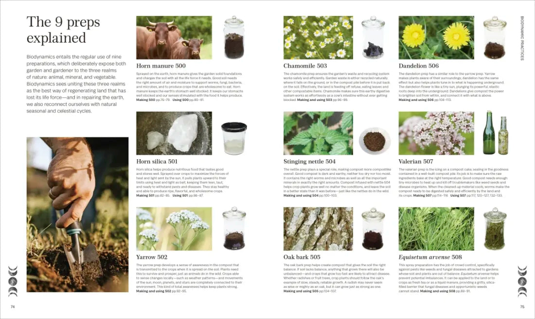 Biodynamic Gardening US - Hardback