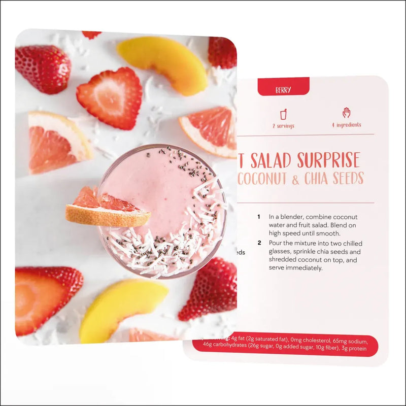 Healthy, Quick & Easy Smoothies Deck US - Cards