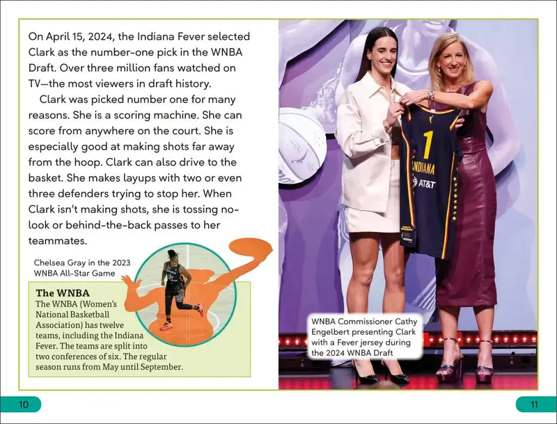 DK Super Readers Level 3 Caitlin Clark US - Paperback / softback