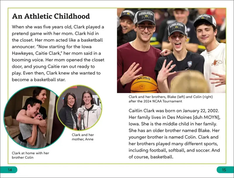 DK Super Readers Level 3 Caitlin Clark US - Hardback