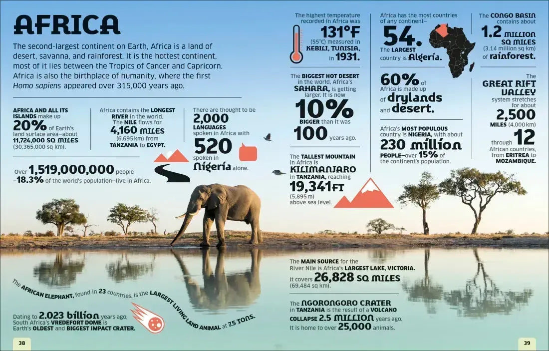 Our World in Numbers: Planet Earth US - Hardback