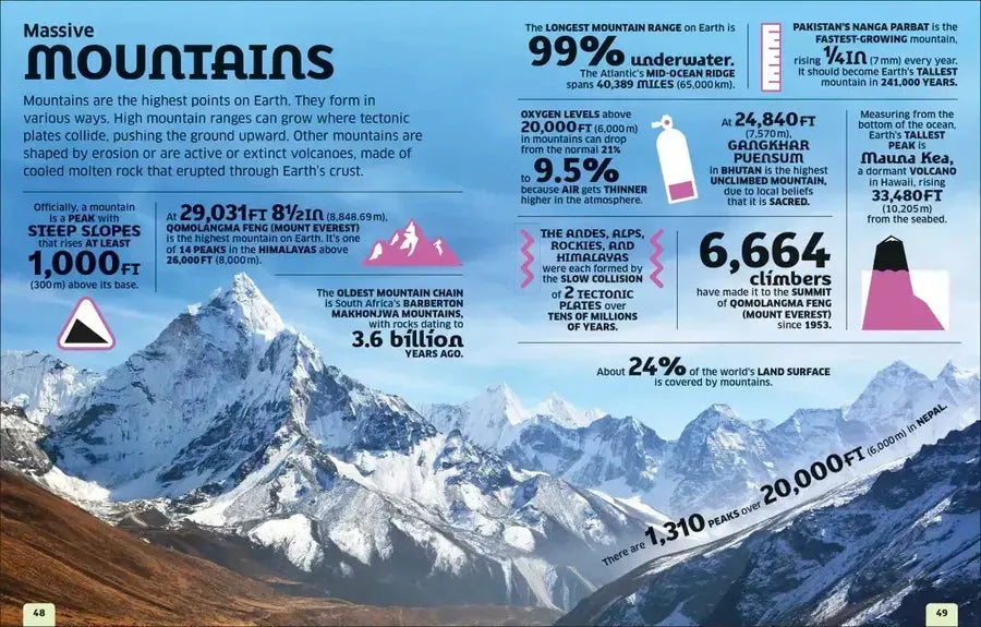 Our World in Numbers: Planet Earth US - Hardback