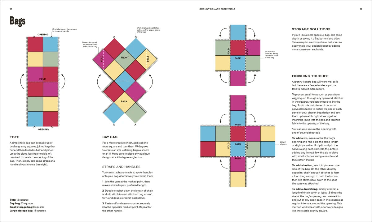 The Granny Square Book US - Hardback