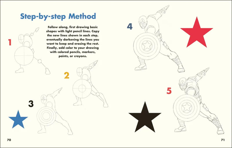 Marvel How to Draw Awesome Characters US - Paperback / softback