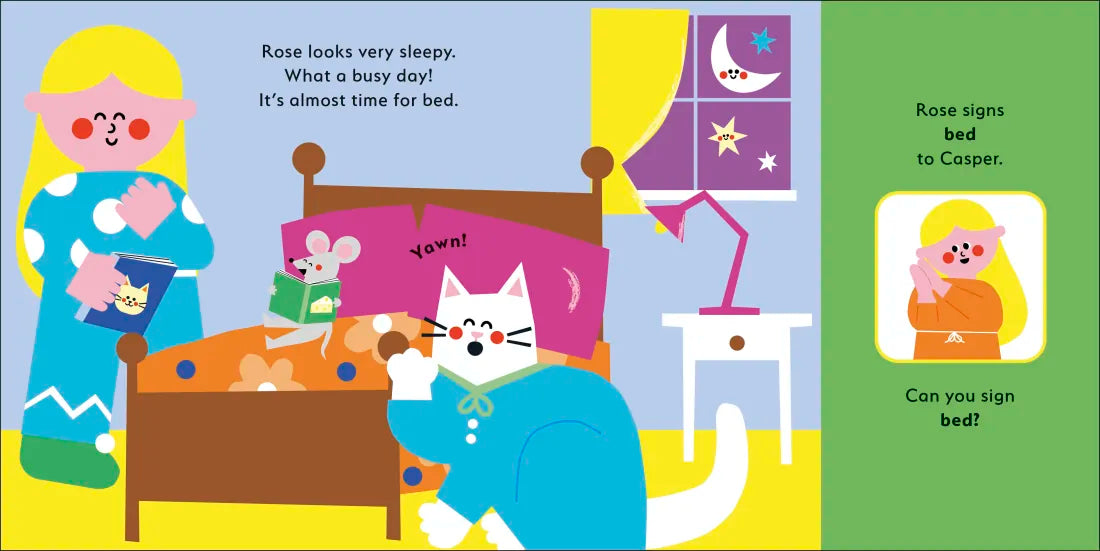 Rose Signs Good Night! US - Board book