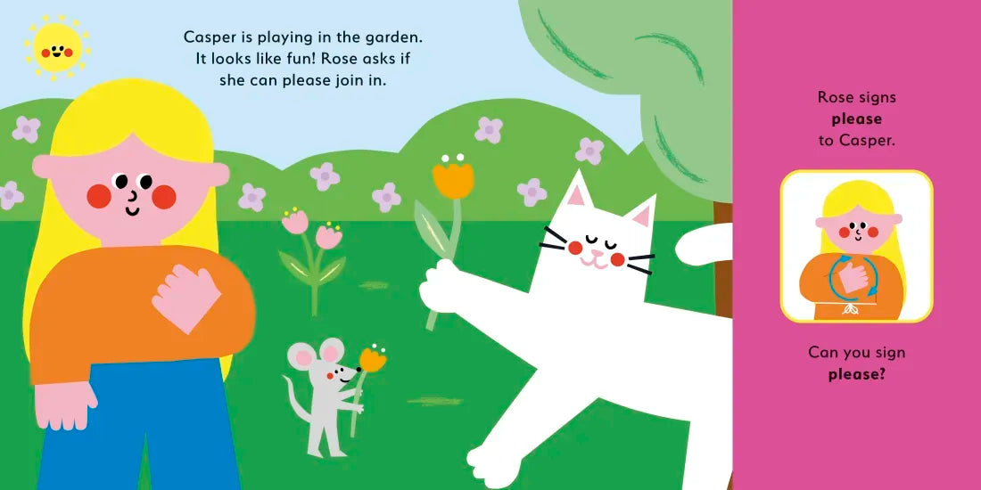Rose Signs Please and Thank you US - Board book