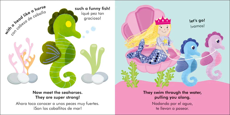Bilingual Baby Touch and Feel Mermaid / La sirenita US - Board book
