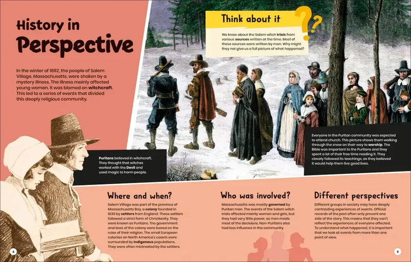 DK Super History Salem Witch Trials US - Hardback