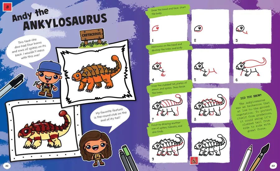 Draw with Art for Kids Hub Dinosaurs US - Paperback / softback
