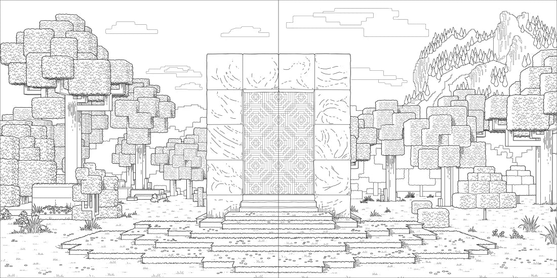 A Minecraft Movie Official Coloring Book US - Paperback / softback