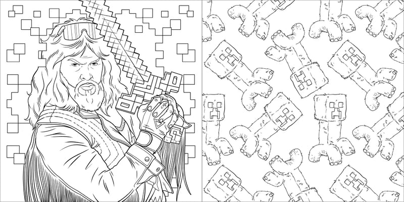 A Minecraft Movie Official Coloring Book US - Paperback / softback