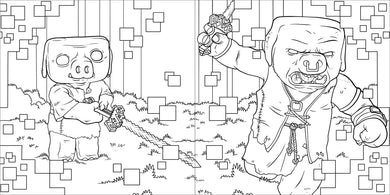 A Minecraft Movie Official Coloring Book US - Paperback / softback