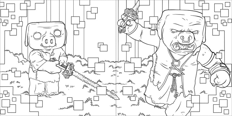 A Minecraft Movie Official Coloring Book US - Paperback / softback