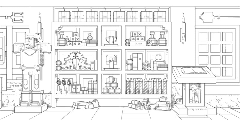 A Minecraft Movie Official Coloring Book US - Paperback / softback