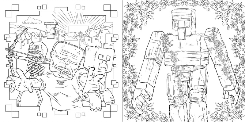 A Minecraft Movie Official Coloring Book US - Paperback / softback