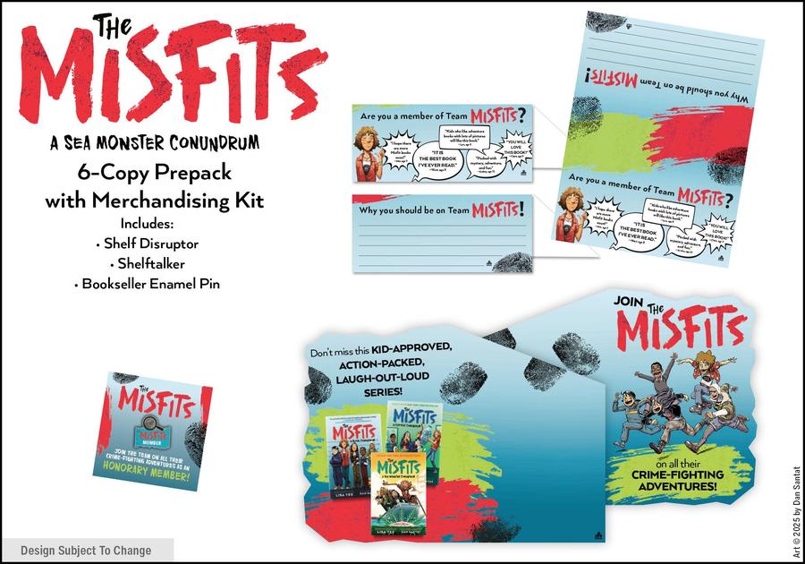 The Misfits: A Sea Monster Conundrum 6-Copy Pre-Pack with Merch Kit-Children’s / Teenage fiction: Action and adventure stories-買書書 BuyBookBook