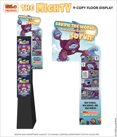 Hilo Presents: The Mighty 9-Copy Floor Display-Graphic novel / Comic book / Manga: genres-買書書 BuyBookBook