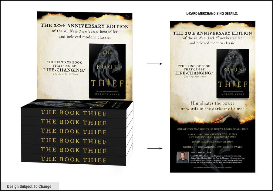 The Book Thief 20th Anniversary 6-Copy Pre-pack with L-Card-Children’s / Teenage fiction: Biographical/ historical fiction and true stories-買書書 BuyBookBook