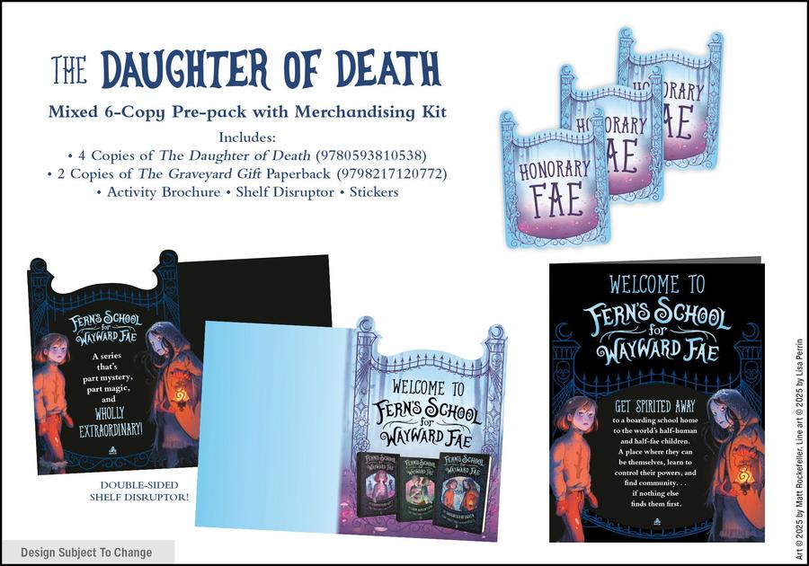 The Daughter of Death Mixed 6-Copy Pre-Pack with Merchandising Kit-Children’s / Teenage fiction: Fantasy-買書書 BuyBookBook