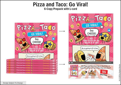 Pizza and Taco: Go Viral! 6-Copy Prepack with L-Card Spring 2026-Graphic novel / Comic book / Manga: genres-買書書 BuyBookBook