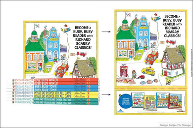 Richard Scarrys Best Books of Busytown 8-Copy Pre Pack with L Card-Children’s / Teenage fiction: General and modern fiction-買書書 BuyBookBook