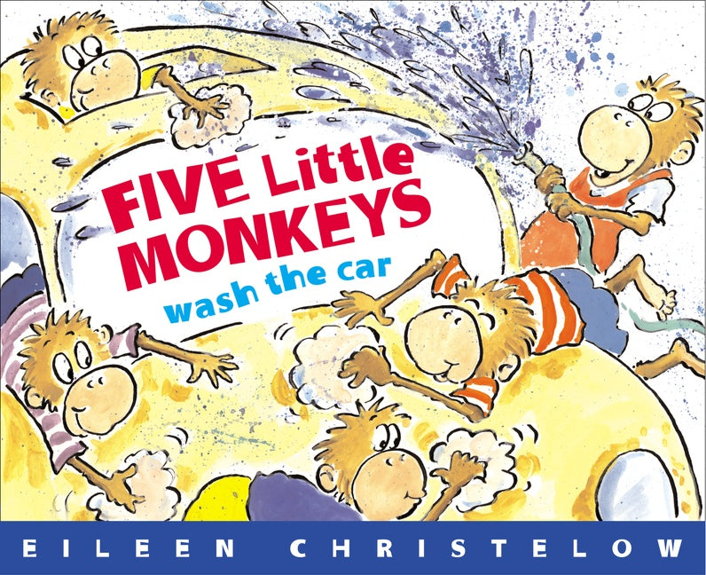 Five Little Monkeys Wash the Car-Children’s / Teenage fiction: Nature and animal stories-買書書 BuyBookBook
